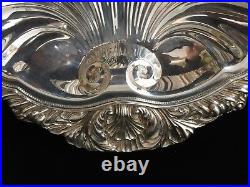 Vintage W&S Blackinton #4496 Silver Plated Shell Plate Dish, 11 1/2 x 11 3/4