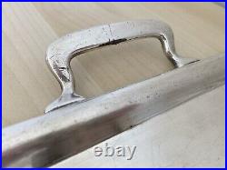 Vintage WWII Era US Navy Silverplate Tray with Handles Friedman Silver Co 1741 FSC