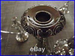 Vintage Wallace Silversmith GRAND BAROQUE Pair of Silver Plated Candelabra Stick