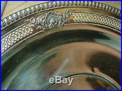 Vintage Wallace Sterling Silver Sir Christopher 4450-9 sandwich cookie plate 10