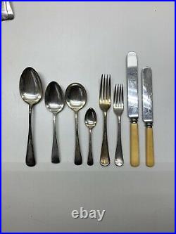 Vintage Waring Gillow Silverware Set Of 68 Pieces Silver Plate