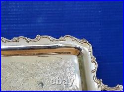 Vintage Webster Wilcox Silverplated Butler Tray International Silver Co