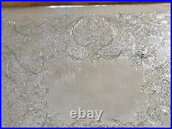 Vintage Webster Wilcox Silverplated Butler Tray International Silver Co