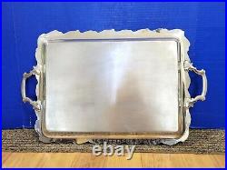 Vintage Webster Wilcox Silverplated Butler Tray International Silver Co