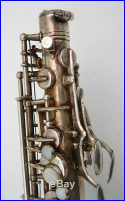 Vintage Weltklang Alto Saxophone Made in Germany Silver Plate Exc Cnd