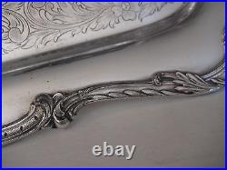 Vintage Wilcox Is Silver Silverplated Rochelle Epns Square Plate, 14 3/4