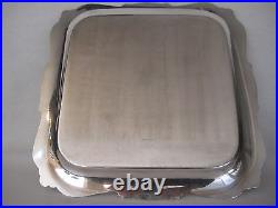 Vintage Wilcox Is Silver Silverplated Rochelle Epns Square Plate, 14 3/4
