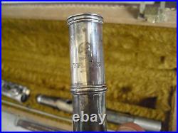 Vintage Yamaha YFL 24S Silver Plated Flute with Original Case Made in Japan