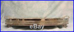 Vintage circa 1953 Gallery silver plate Gallery tray Made England 22 long 16