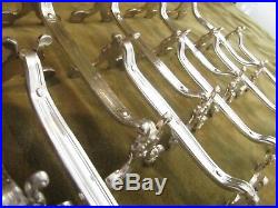 Vintage french silverplate 12 knife rests Christofle Vendome (shells)