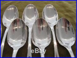 Vintage french silverplate dessert luncheon cutlery set 22p Christofle Cluny