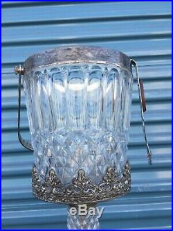 Vintage iSilver Plated Champagne Bucket With A Stand Formely Own By Glen Ash