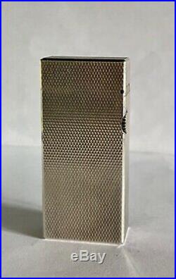 Vintage lighter Dunhill Rollagas Silver Plated Small Size Very Rare
