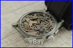 Vintage rare Watch Breitling Men's WW2 Era Nickel Plate Chronograph VENUS 170