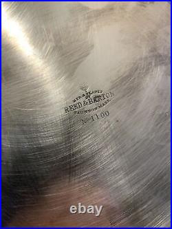 Vintage reed and Barton? Silver Plate Covered Dish/pan Handled No. 1100. Taunton