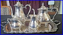 Vintage silver plate coffee & tea set Think Mother's Day