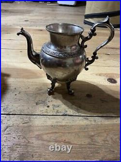 Vintage silver plate tea pot Without lid