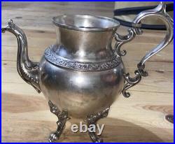 Vintage silver plate tea pot Without lid