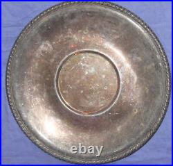 Vintage silver plated serving plate tray platter