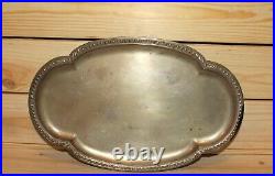 Vintage silver plated serving tray