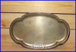 Vintage silver plated serving tray