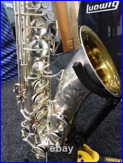 Vintage tenor saxophone Arta Guban'Luxor Solo' silver plated/B&S mouthhiece