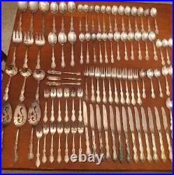 Vtg 106 pc Set Wm Rogers Mfg Co, Extra Plate with Serving pcs