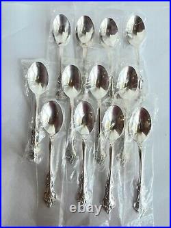 Vtg 1847 Rogers Bros. IS Silverplate ORLEANS Flatware 102 pcs Service 12 Chest