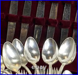 Vtg 1847 Rogers Bros Remembrance Silverware Silverplate 52 Pc Set