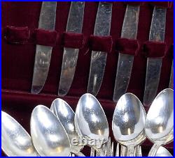 Vtg 1847 Rogers Bros Remembrance Silverware Silverplate 52 Pc Set