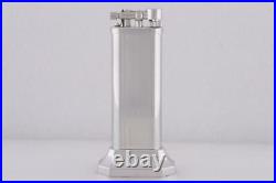 Vtg British Alfred Dunhill Made England Silver Plated Lift Arm Gas Table Lighter