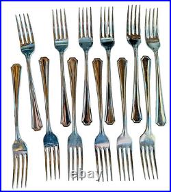 Vtg ONEIDA Silversmiths 95pc Silverplate Clairhill/Fairhill Flatware Set Serv 12