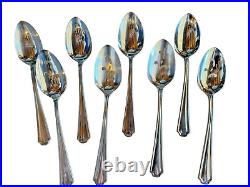 Vtg ONEIDA Silversmiths 95pc Silverplate Clairhill/Fairhill Flatware Set Serv 12