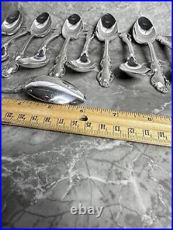 Vtg Reed & Barton English Crown Silver Plate 62 Pc Silverware 1968 With Box EUC