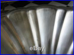 Vtg Semi Antique Wallace Baroque Silver Plated Large Shell Bon Bon Tray / Dish