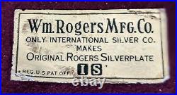 WM ROGERS Sovereign Silverplate Silverware 1939 Complete Set Vintage