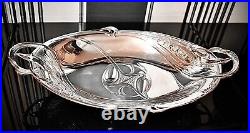 WMF Lily of the Valley Silver Plated Art Nouveau, Centre Piece /Fruit Stand, C1903