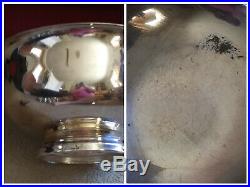 Wallace Antique Vintage Rare Punch Bowl Set Silver Plate Wedding Shower Party