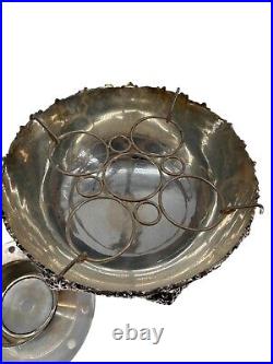 Wine and Champagne Cooler Punch Bowl Vintage Silver Plated