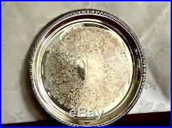 Wonderful Vintage Silver Plated Tea & Coffee Set On Tray Viners
